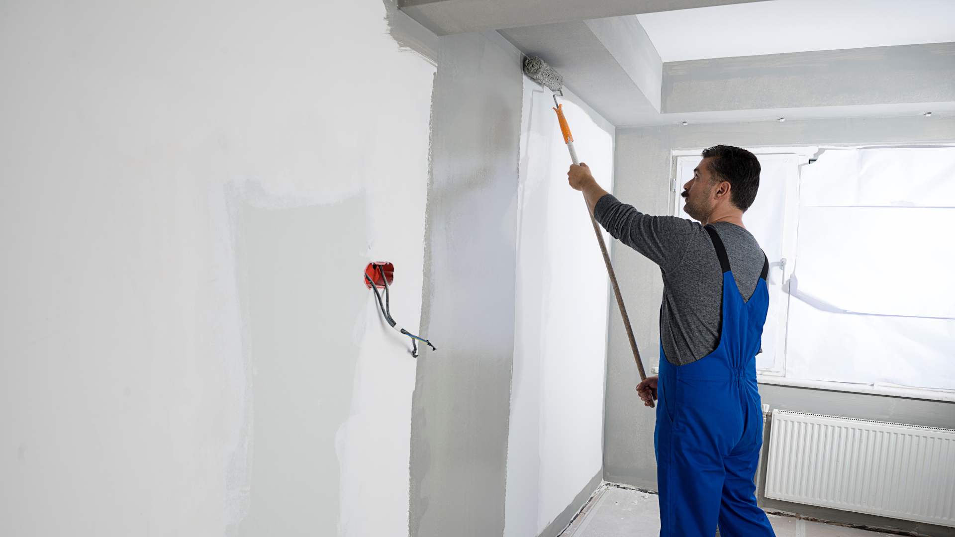 commercial exterior painting at Clearwater office