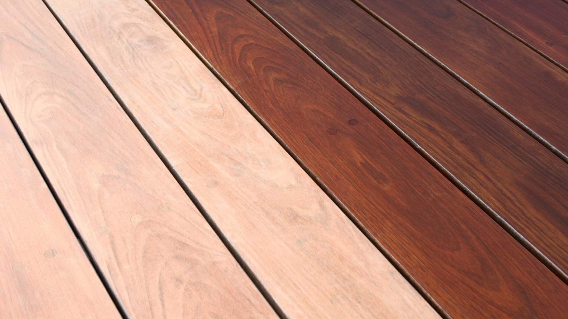 deck staining project with UV-protectant finish in Historic Kenwood